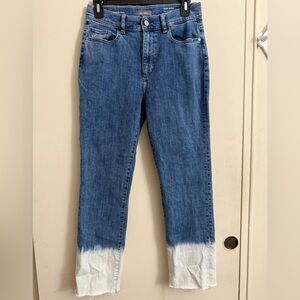 DL1961 Womens Mara Straight High Rise Instasculpt Ankle Jean Size 29